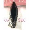 Victoria's Secret Bling Flip Sequin Cosmetic Makeup Clutch Bag Gold
