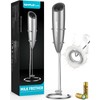 SIMPLETaste Milk Frother Handheld Battery Operated Electric Foam Maker, Drink