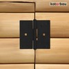 KOTARBAU Folding Hinges 90 x 95 mm Powder Coated Steel