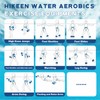 Hikeen 6-Piece Water Aerobics Pool Exercise Equipment, Aqua Aerobics Equipment