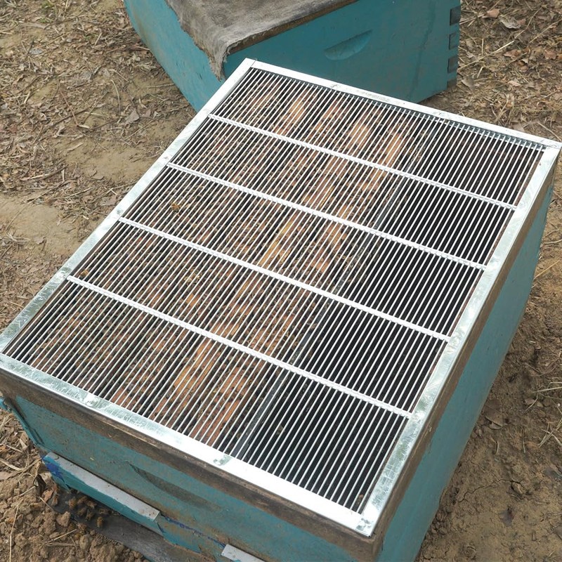 witbee 4Pcs Metal Queen Excluder for 10 Frame Beehive Metal