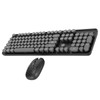 Wireless Keyboard and Mouse Combo Pure Color Retro 2.4G Wireless