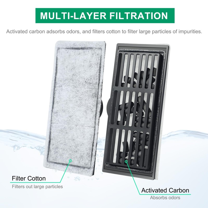 RunDuck Turtle Tank 6 Pack Filter Cartridges Filter Replacement