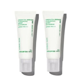 Innisfree Green Tea Hyaluronic Acid Moisture Sun Serum 50ml+50ml (AD) / 이니스프리 그린티 히알루론산 수분 선세럼 50ml+50ml (AD)