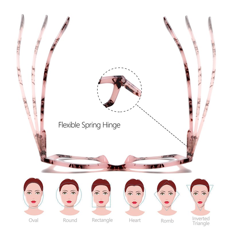 FSRTEP Oprah Style Readers for Women - 6 Pack Stylis