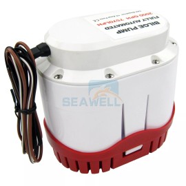 SEAWELL Automatic 2000 GPH Bilge Pump Boat Marine Water Pump 12V Built-in Float Switch