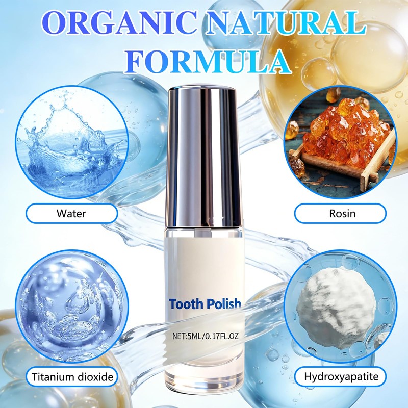 2PCS Tooth Polish, Teeth Paint, Natural Teeth Whitening Paint, Promotes
