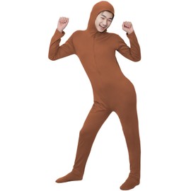 Matreeglam Full Body Tights Costume, Disguise, Face-Visible Type, Full Body Cosplay Tights with Open Face Area, Funny Cosplay, Disguise, Stretchy, Soft, Event, End of Year Party, Performance