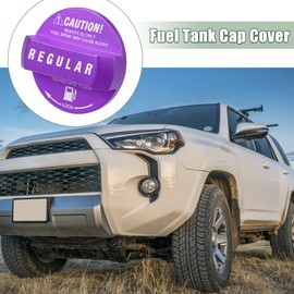 X AUTOHAUX Fuel Tank Cap Cover Gas Fuel Cap Tank Filler Cover Replacement for Toyota Purple