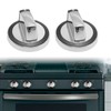 W10284885 5 Pcs Stove Knob Gas Control Assembly Replacement for