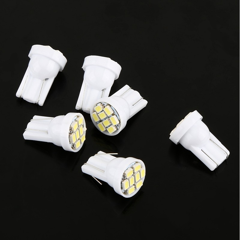 100 Pcs T10 8 SMD 1206 LED Car Interior Light