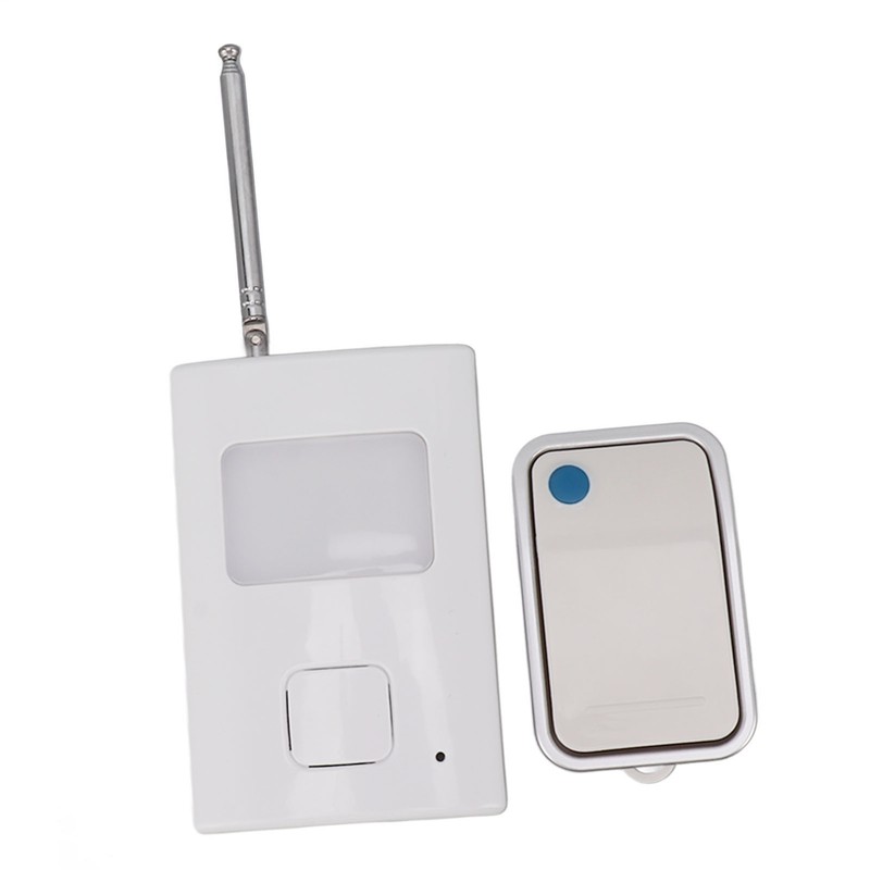 Wireless Doorbell with 1 Transmitter and 1 Receiver Flash LED