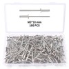 YIXISI 180 PCS M3x10 mm Dome Blind Rivet, Metal Rivets