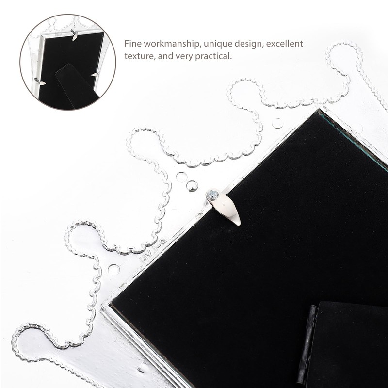 Zerodeko Pearl Crown Photo Frame Wedding Picture Display Family Photo