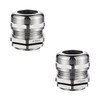 SRJQXH Pack of 2 PG21 Cable Connectors, IP68 Class Waterproof