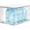 Zero Zoo 4Pack Large Stackable Kitchen Storage Drawers, Clear Foods