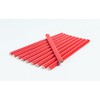 Goodway Pack of 20 Carpenter's Pencils │ Red │ Oval
