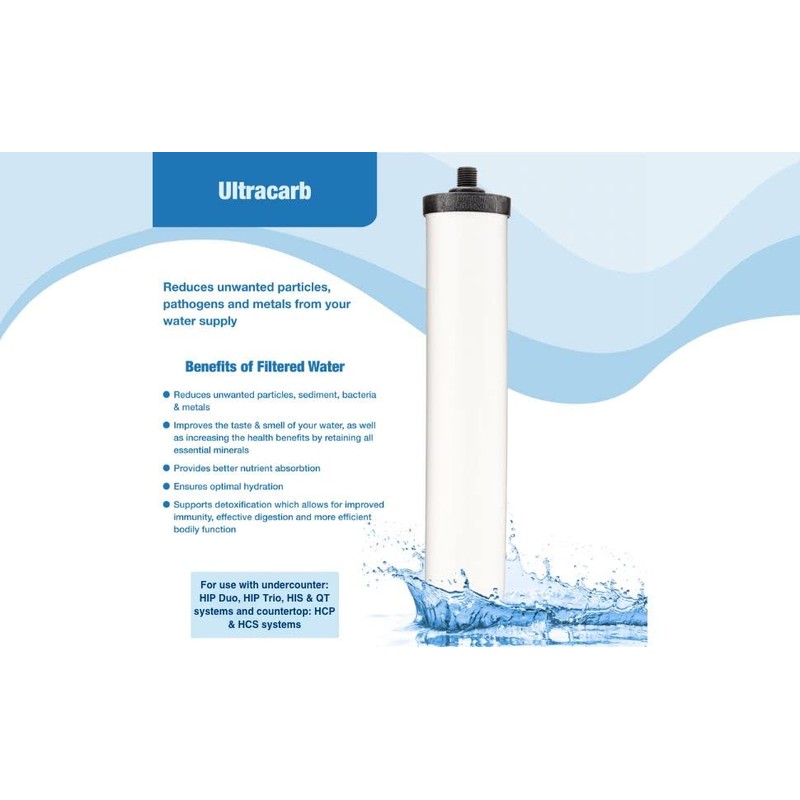 Doulton W9123053 9501 10" UltraCarb NSF Certified BSP Thread Ceramic