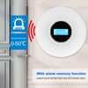 CO Smoke Combination Detector Photoelectric Sensor Sound Light Alarm LCD