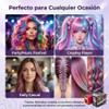 Tiza Temporal para el Cabello de Ocho Colores, Unisexo