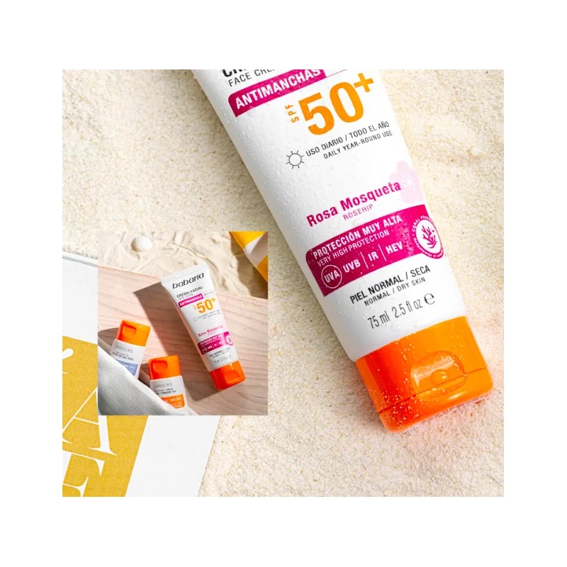 Babaria Crema Facial Antimanchas Spf Protección Muy Alta Normal Seca