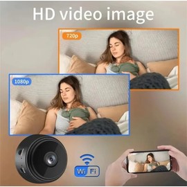 SEBLINRC 360-Degree Mini Spy Security Camera,USB Powered,Black