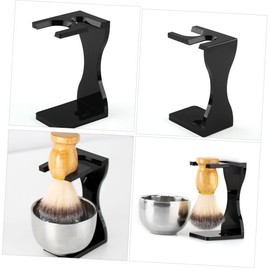 Outanaya Razor Storage Stand for Beard Shaving Tools Shaving Brush Holder Convenient Display for Men Bathroom Decor for Quality Grooming