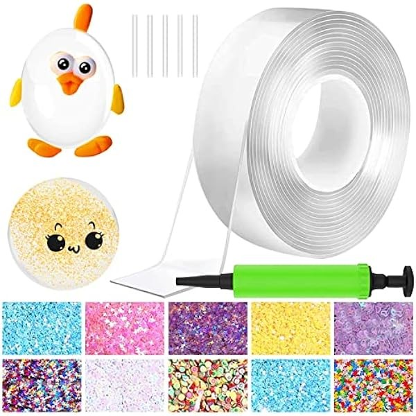 BABORUI Nano Bubbles Tape Kit, Nano Bubble Tape Toy Kit