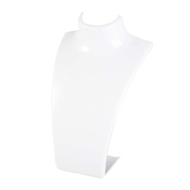 3 Colors Jewelry Mannequin Bust Necklace Earring Holder, Mannequin Head Bust Stand, Jewelry Display Holder Organizer for Home and Store(white)