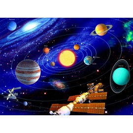 Ravensburger The Solar System 200 Piece XXL Jigsaw Puzzle for Kids - 12796 - Every Piece is Unique, Pieces Fit Together Perfectly