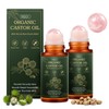 Castor Oil Organic Cold Pressed, Organic Castor Oil Rose Quartz