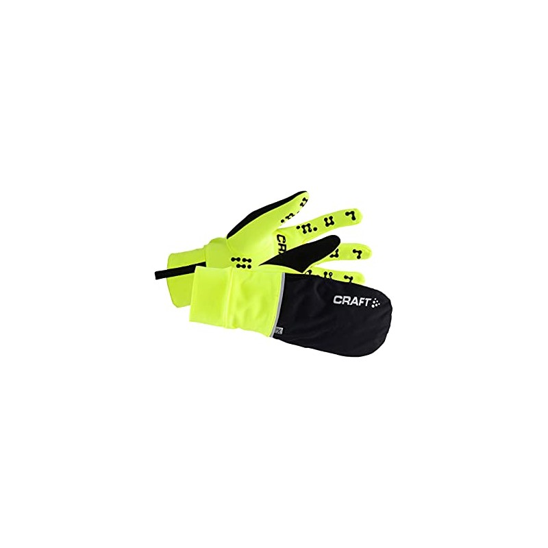 Craft Hybrid Weather 2-in-1 Bike Glove, X-Large, Flumino/Black
