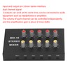 10 Channel Audio Mixer with 3.5mm Jack 10 Input 2