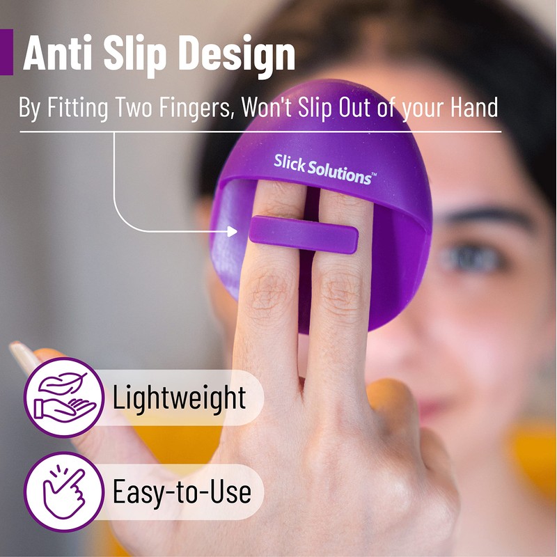 Slick- Silicone Facial Cleansing Brush, 4 Pack, Silicone Face Scrubber