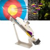 Archery Fletching Tool Fletching Jig Stainless Steel Clear Scale Adjustable