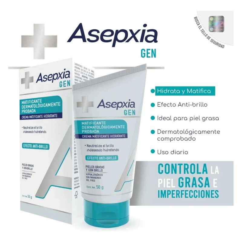 Asepxia Crema Matificante Hidra