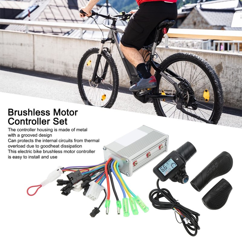 36V 48V 350W Electric Bicycle Brushless Controller Kit, Brushless Motor