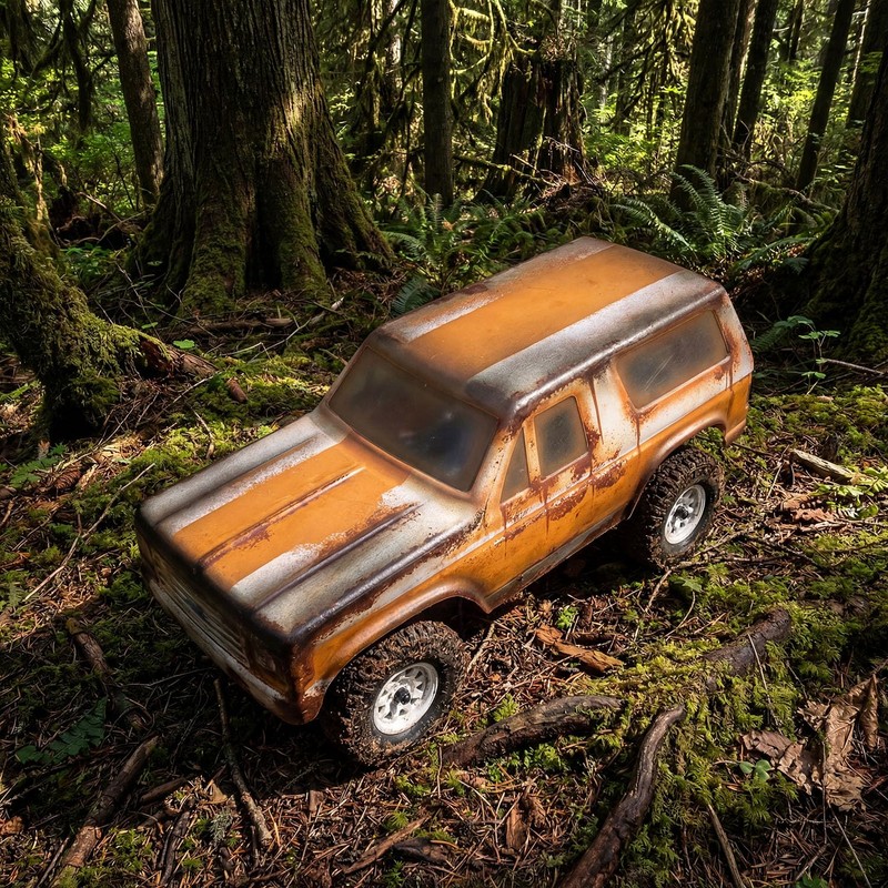 HOT TEAM Hobby Axial 1/30 RC Crawler Plastic Clear Body
