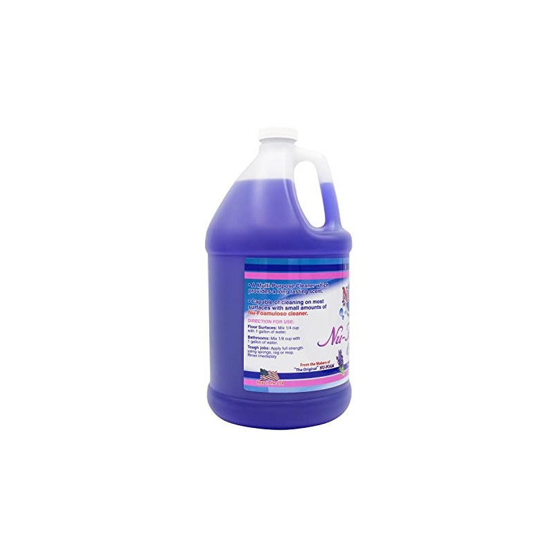 Glissen Nu-Foam 300187 Nu-Foamuloso Lavender Bathroom/Floor/Multi-Purpose Cleaner, 1-Gallon