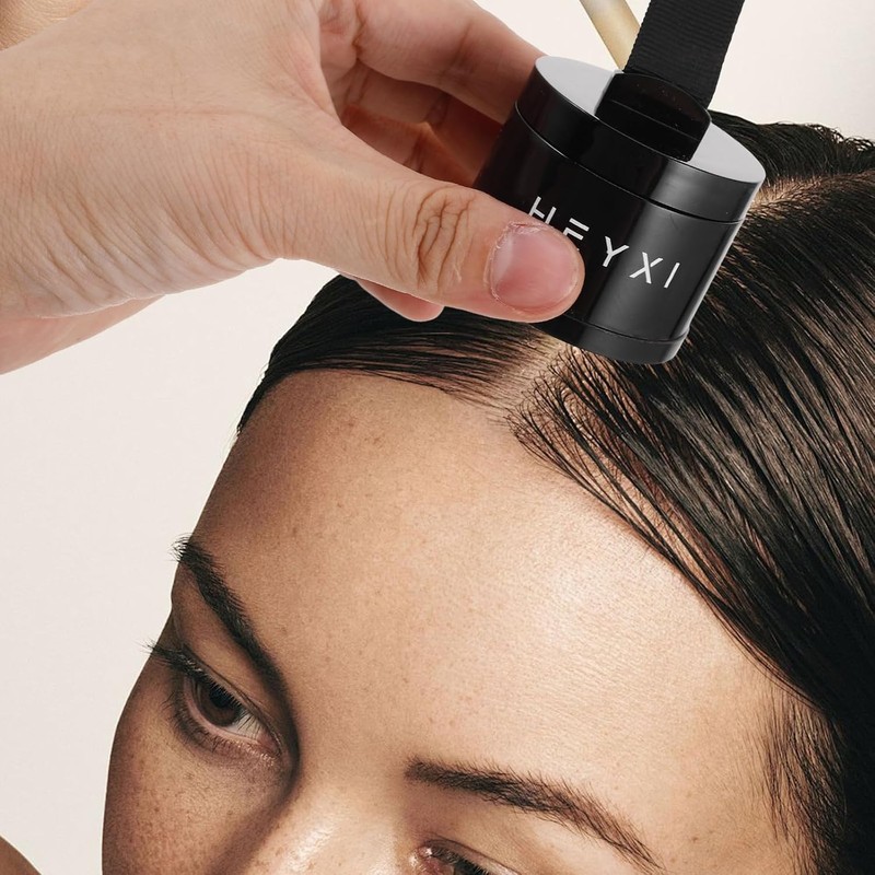 Polvo para Fijar la Línea del Cabello, Acabado Mate, Portátil