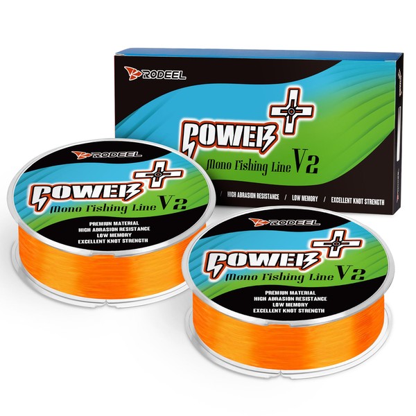 Rodeel Premium Monofilament Fishing Line - Strong and Abrasion Resistant