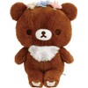 San-X Original Rilakkuma Floral Tea Time Plush - 11" Chairoikoguma
