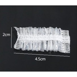 LIFESTYLING Lote 100 Protectores Cubre Oreja De Plástico, Desechables