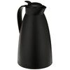 Alfi Glass Vacuum Frosted Plastic Carafe, 1 L, Black (AG2800BK2)