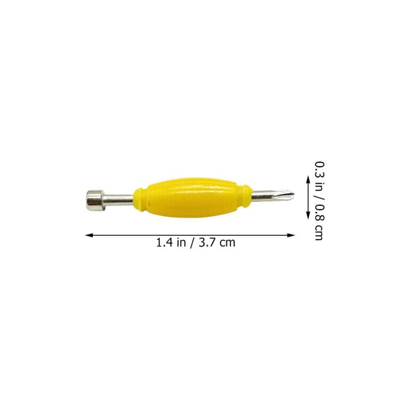 ibasenice 6pcs Mini Fingerboard Repair Screwdriver Double End Screwdriver Tool