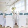 Howhic Pack of 30 Spandex Chair Sashes Bows Stretch Chair