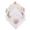 Handkerchiefs for women, cotton handkerchiefs, 10 pieces white