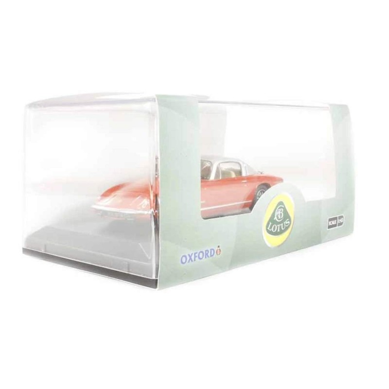 Oxford Diecast LE003 Lotus Elan Plus 2 Red_Silver