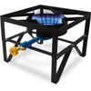 Sonret Single Burner Propane gas Stove-Square outdoor propane burner heavy
