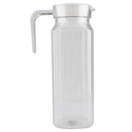 Water Carafe with Lid, Water Carafe Ice Cold Dispenser Drinkware Water Ice Cold Dispenser Drinkware Ice Cold Dispenser for Bar Home Use (1100 ml)